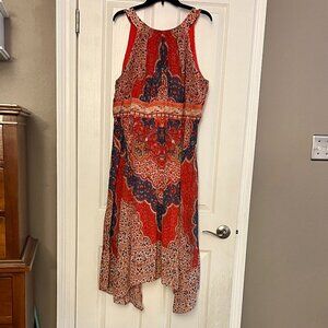 Boho Dress- Handkerchief Hem- Studio One Brand